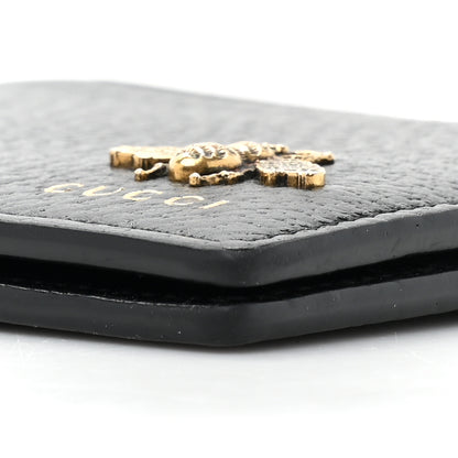 Gucci Calfskin Bee Bi-Fold Wallet Black 10 of 12