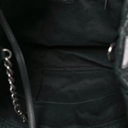 Chanel Iridescent Calfskin Quilted Large VIP Tote Black 5 of 10