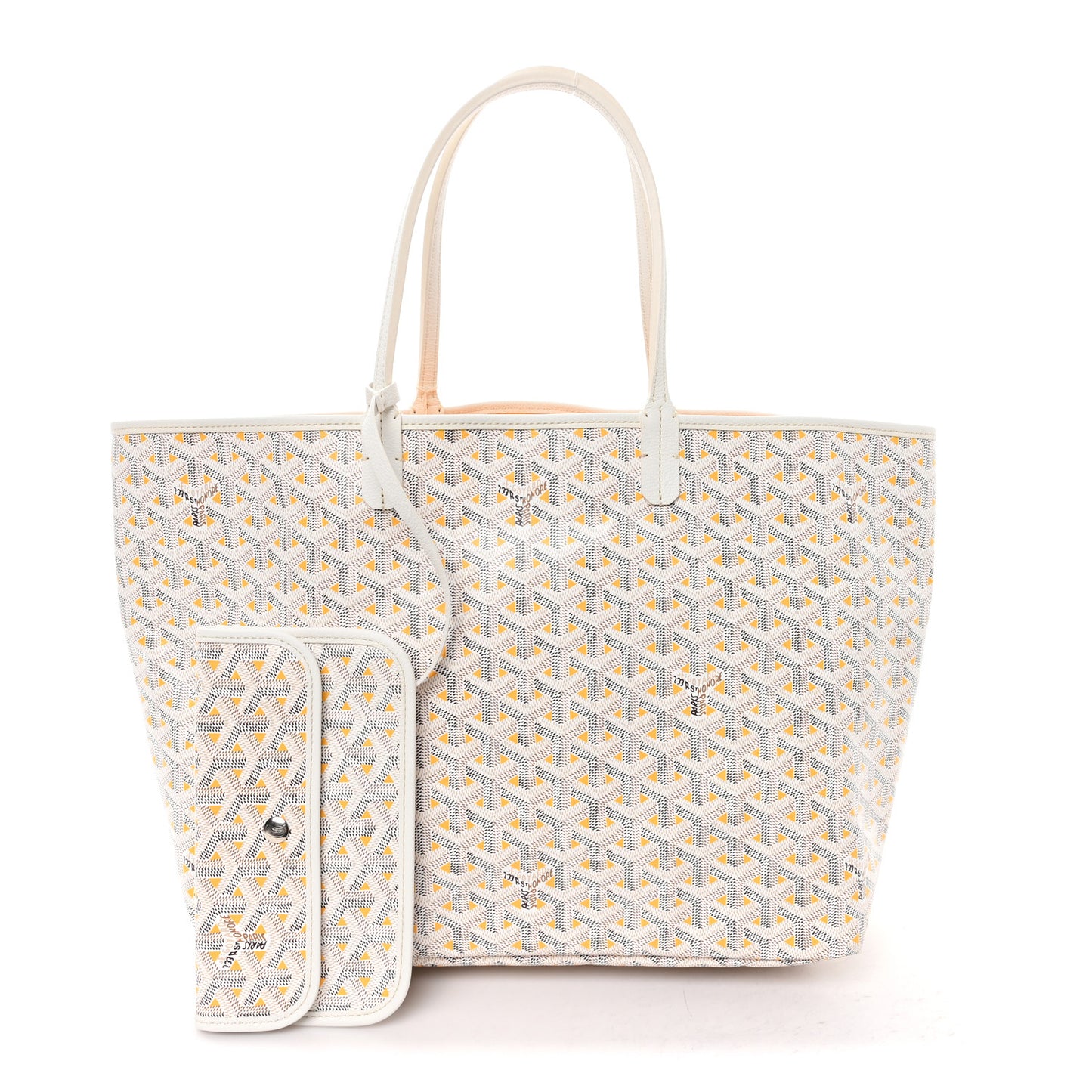 Goyardine Saint Louis Claire Voie PM White Yellow