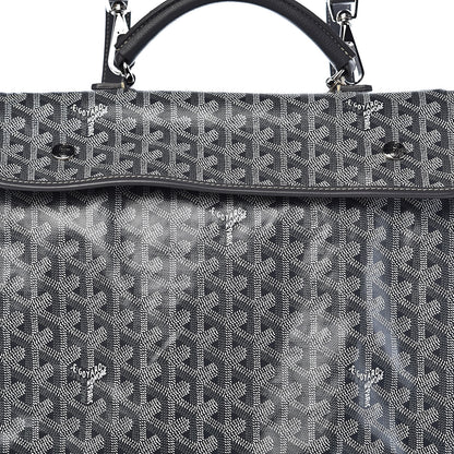 Goyard Goyardine Saint Leger Soft Briefcase Backpack Grey 10 of 10
