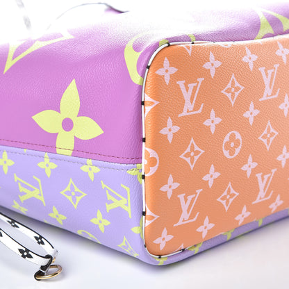 Louis Vuitton Monogram Giant Neverfull MM Pink Lilac 8 of 10