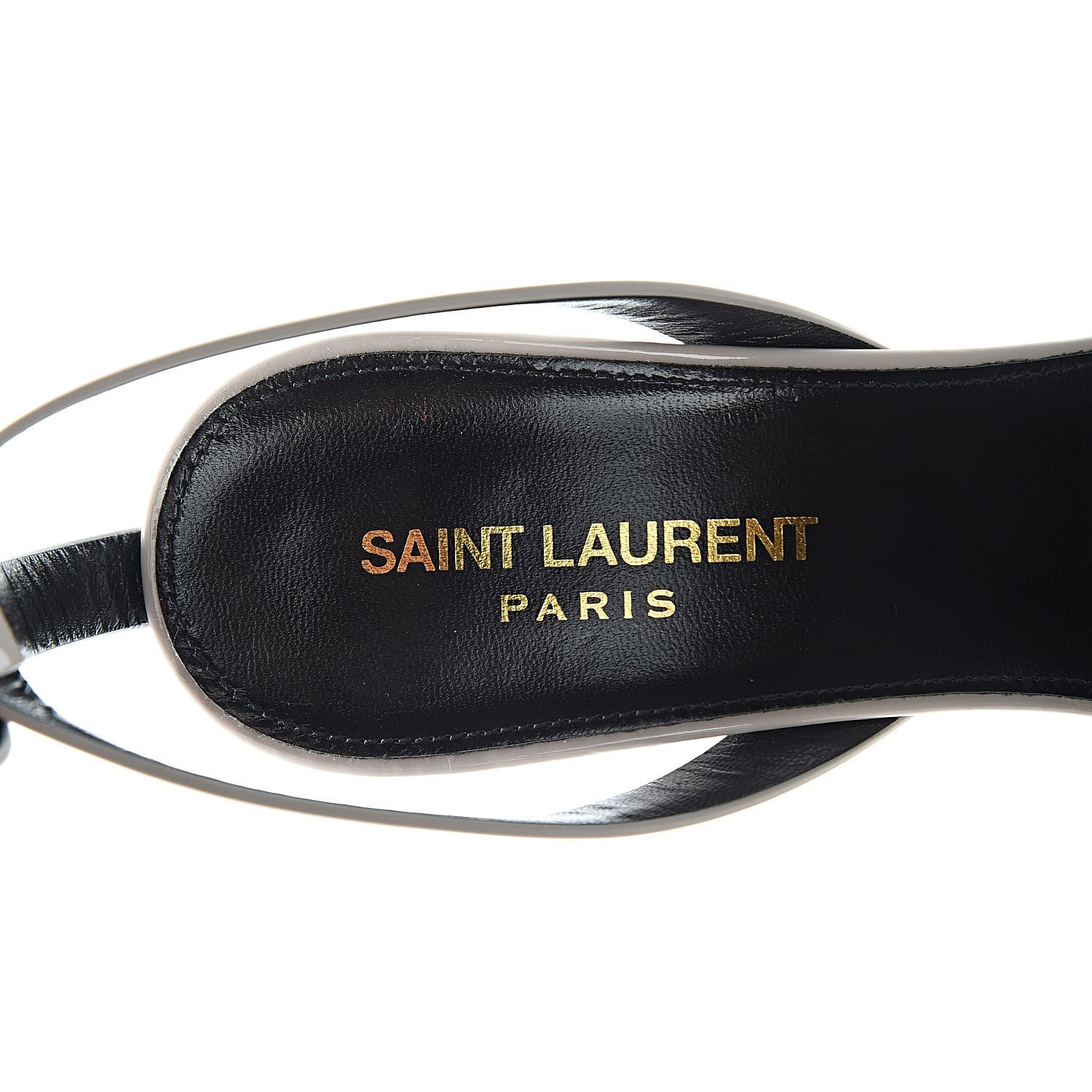 Saint Laurent Patent Tribute Lips Platform Sandals 37 Shadow Pink 5 of 9