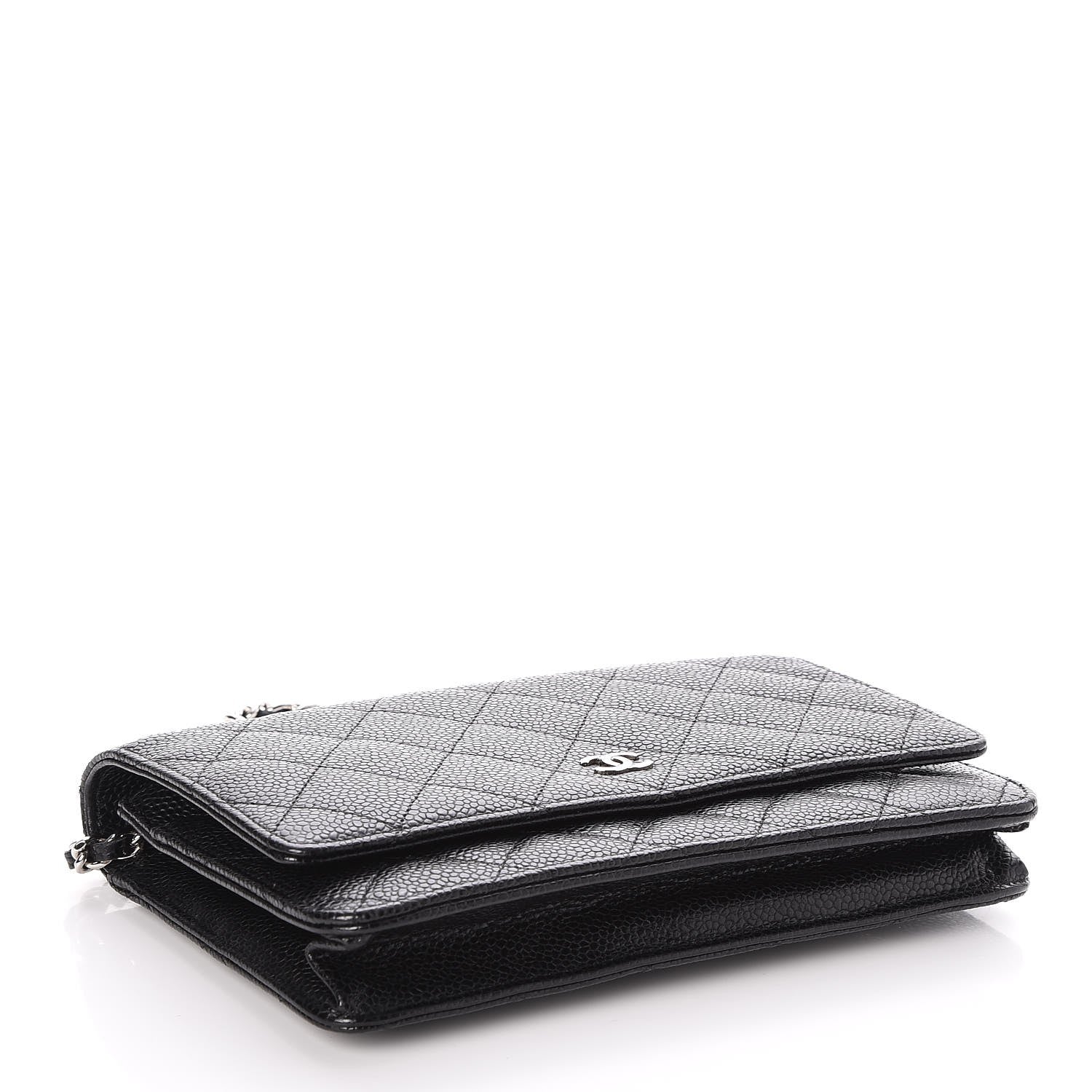 Chanel Caviar Quilted Wallet On Chain WOC Black 4 of 8