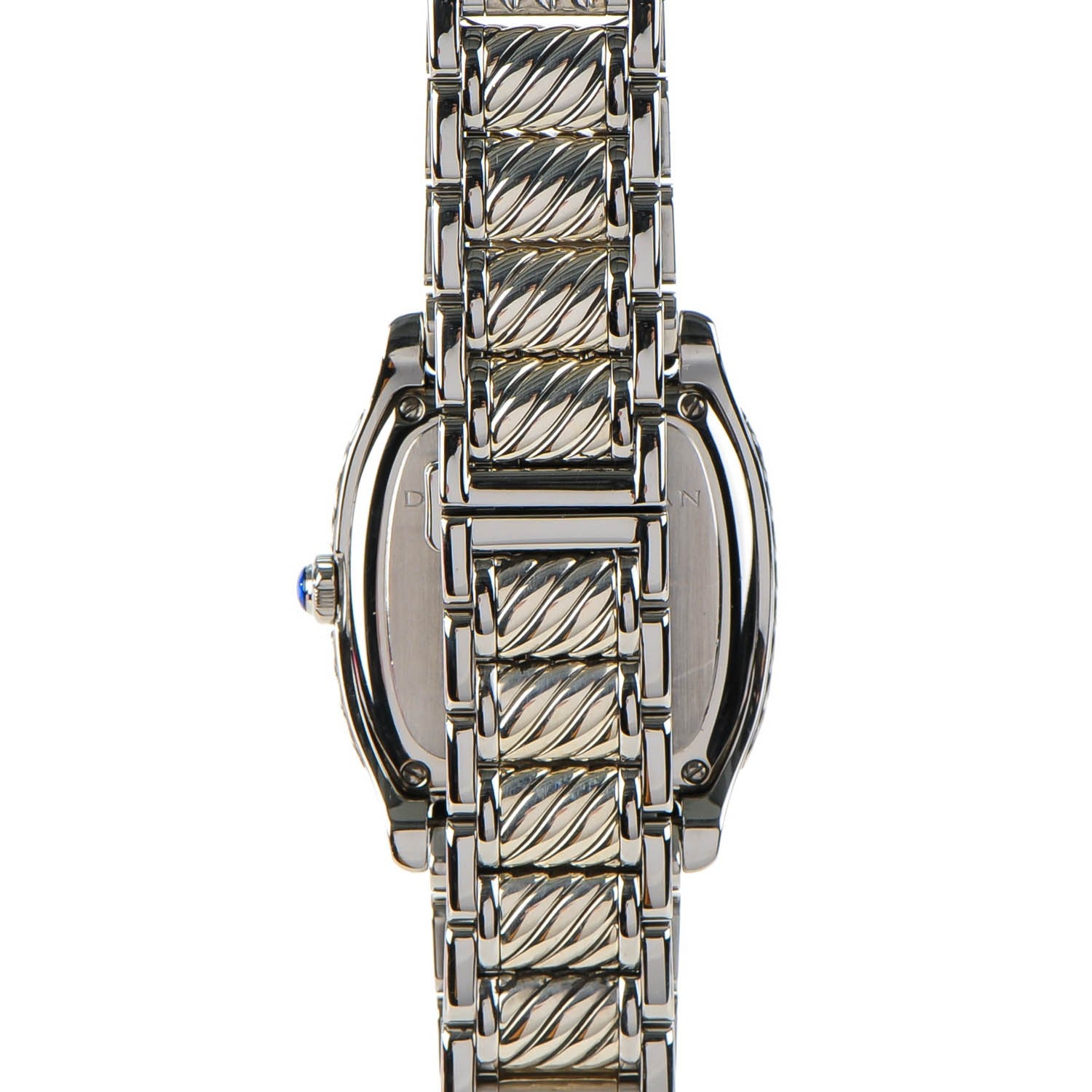David Yurman Stainless Steel Diamond Bezel Dial 32mm Thoroughbred Quartz Watch 3 of 6