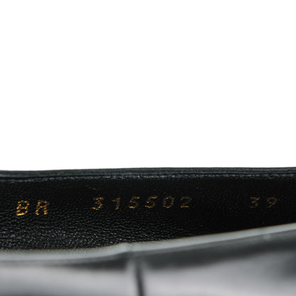 Saint Laurent Calfskin Tribtute 105 Platform Pumps 39 Nero Black 7 of 9