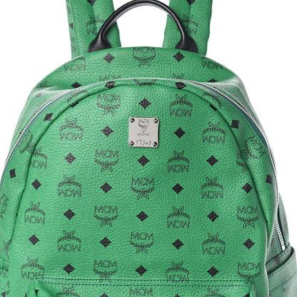 MCM Visetos Large Stark Backpack Green 6 of 10