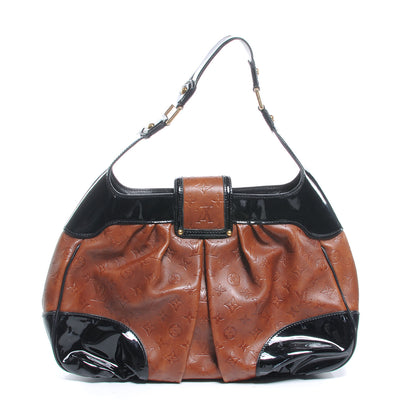 Louis Vuitton Cuir Embossed Polly Hobo Fauve 3 of 8