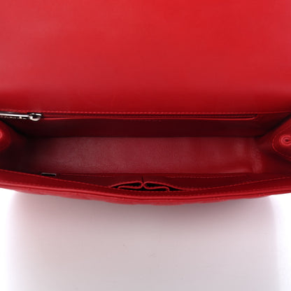 Chanel Calfskin Quilted Medium CC Filigree Flap Red 5 of 9
