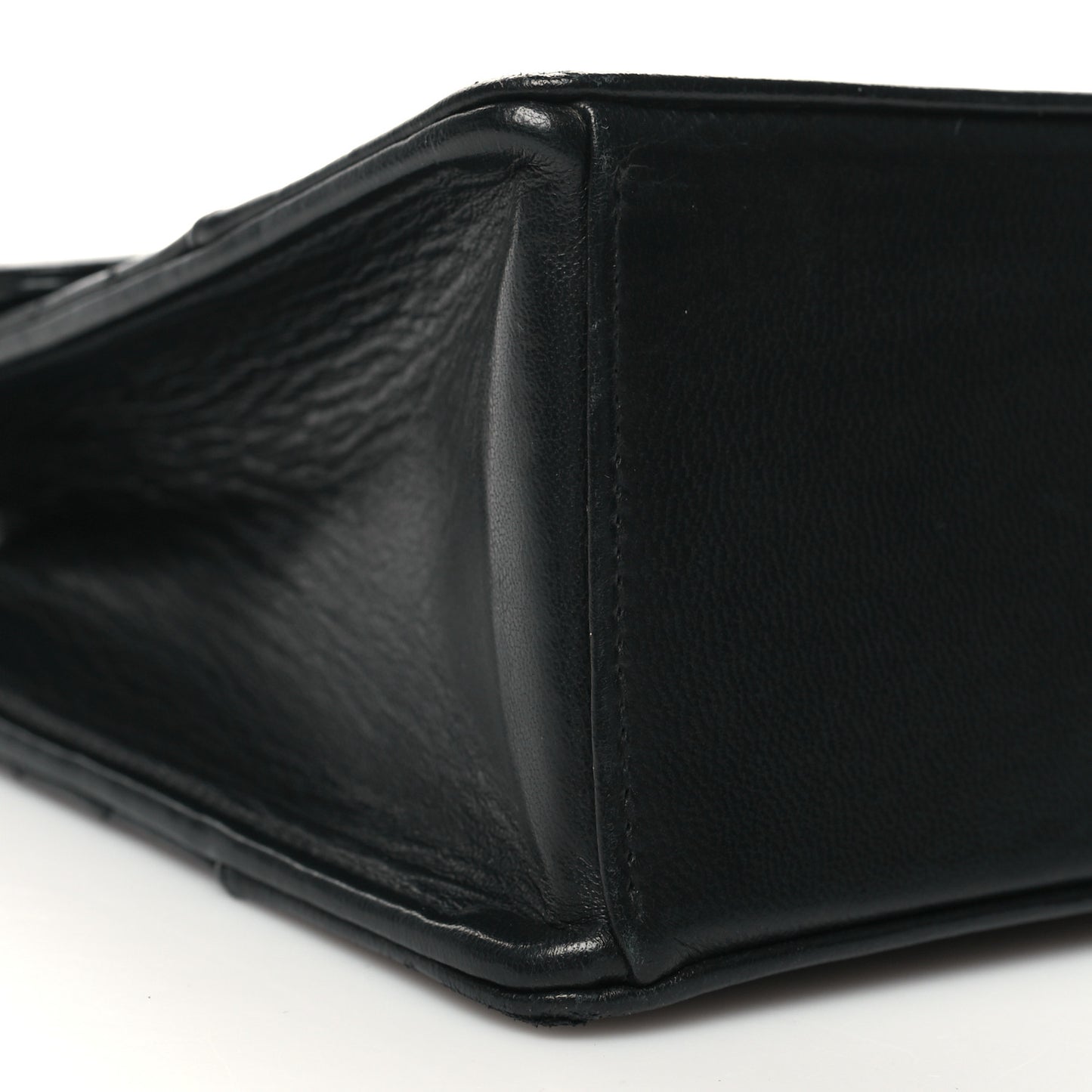 Lambskin Quilted Medium Mademoiselle Single Flap Black
