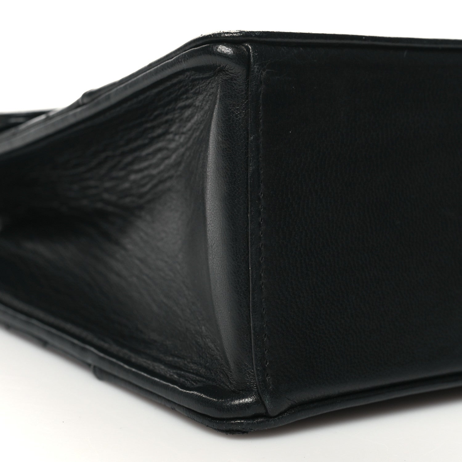 Chanel Lambskin Quilted Medium Mademoiselle Single Flap Black 9 of 11