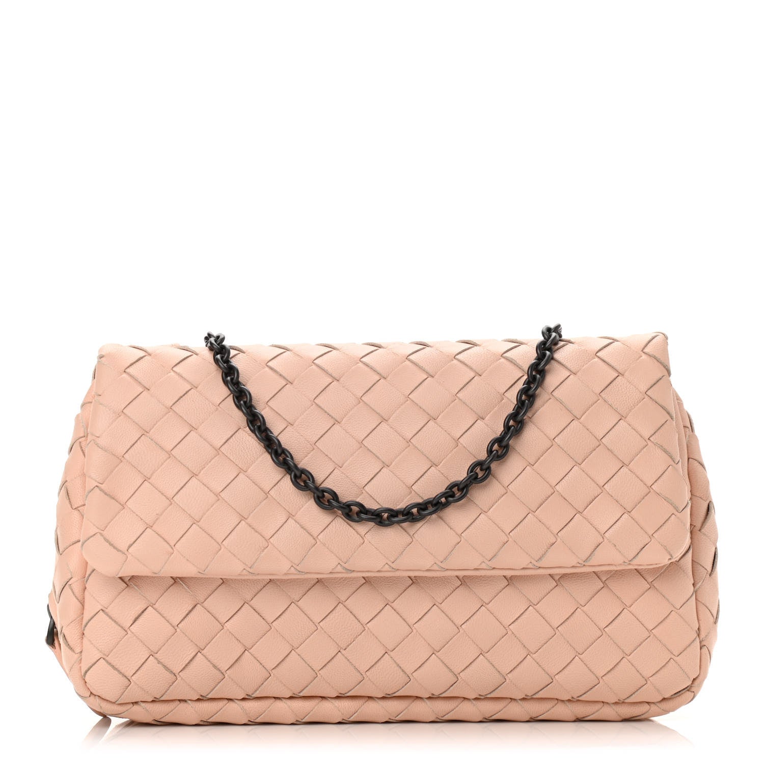 Bottega Veneta Nappa Intrecciato Mini Chain Messenger Flamingo 1 of 10