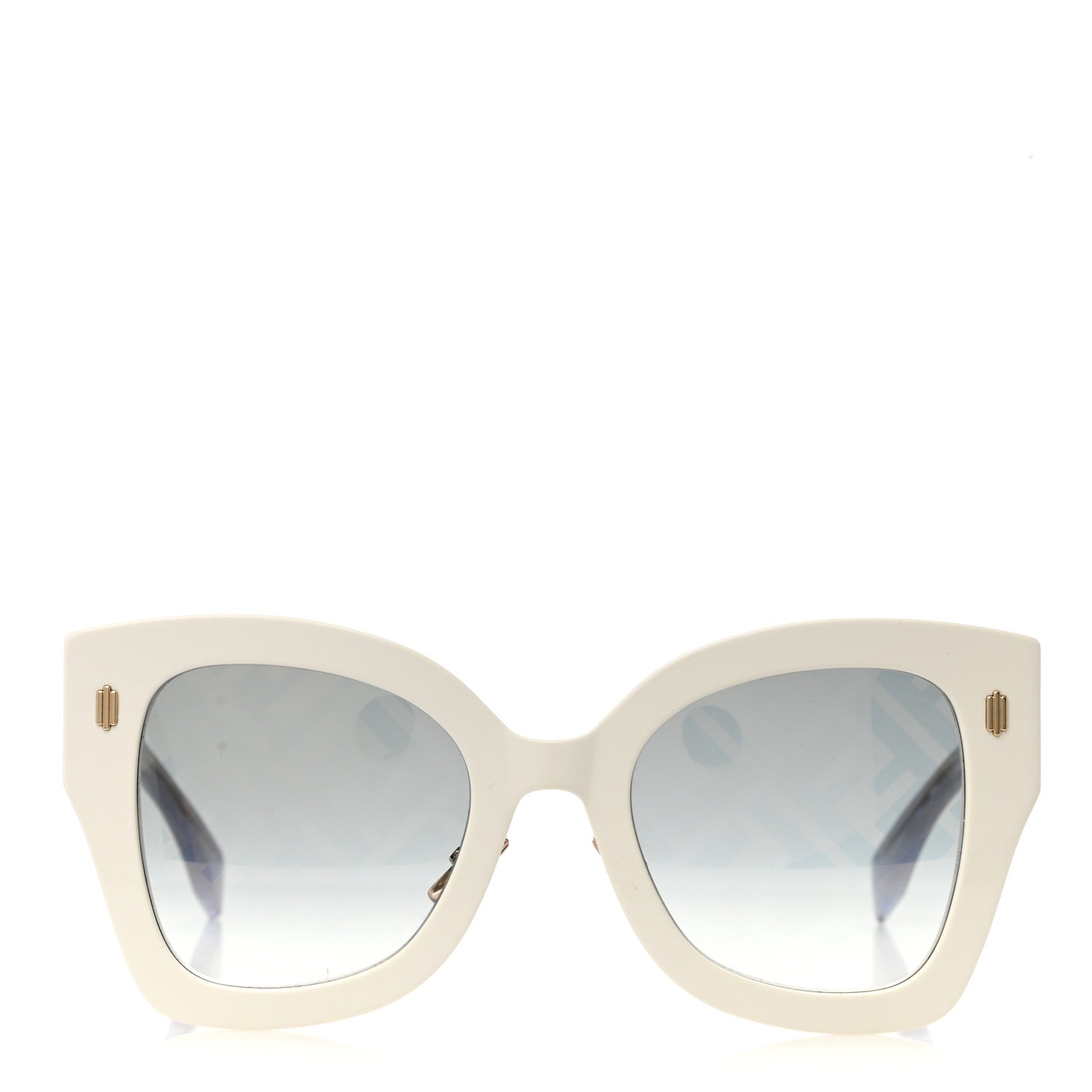 Fendi Acetate FF Sunglasses FF 0434/G/S White Gold 2 of 8