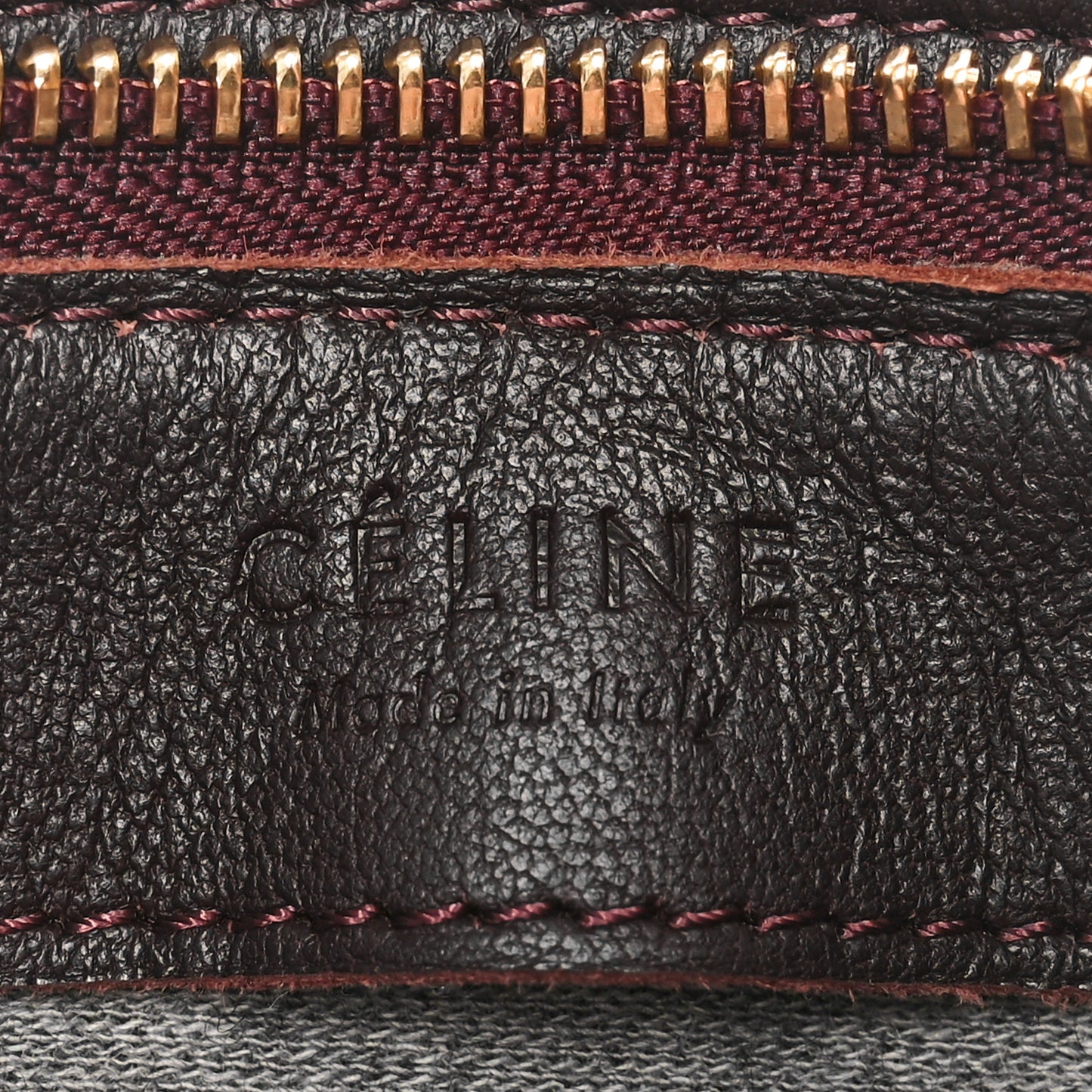 Lambskin Large Trio Crossbody Bag Burgundy