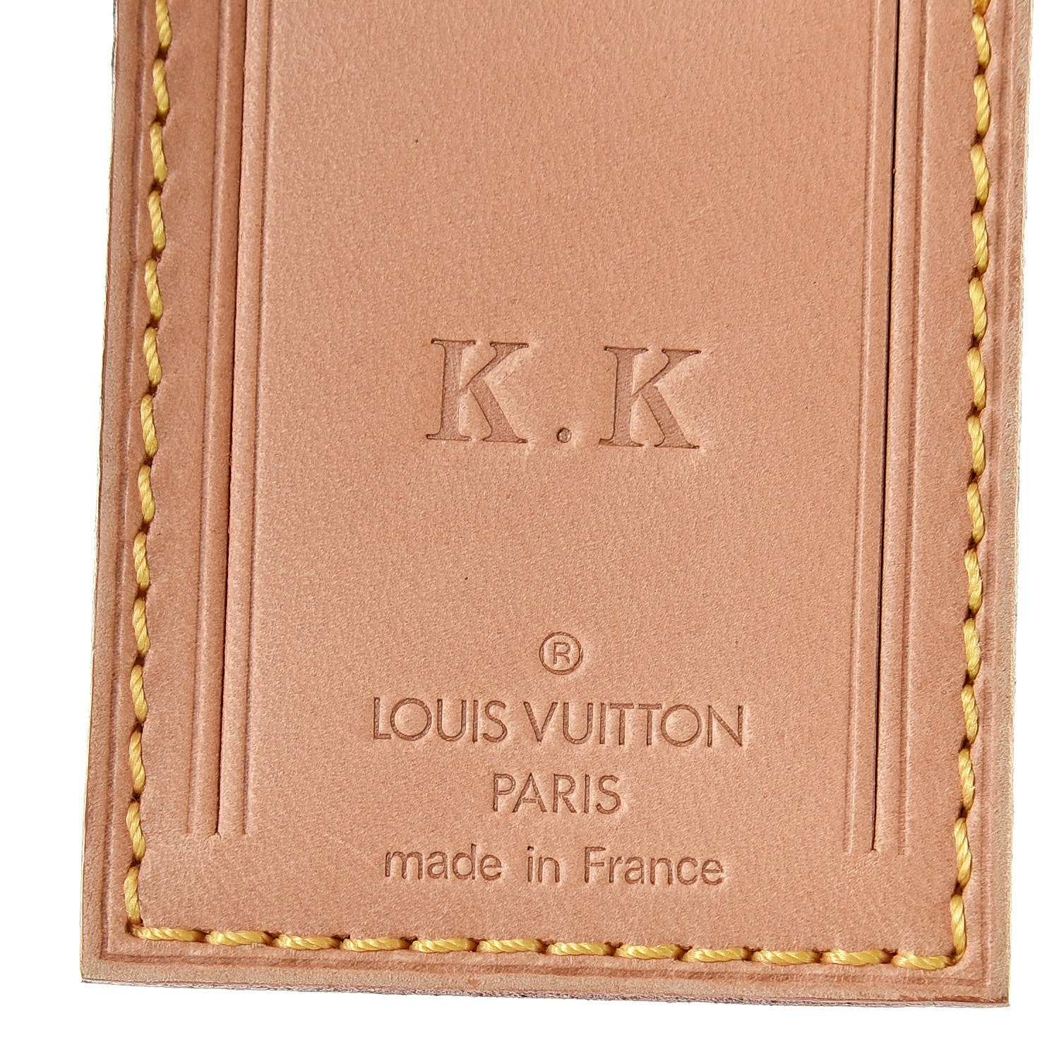 Louis Vuitton Vachetta Luggage Tag 3 of 4