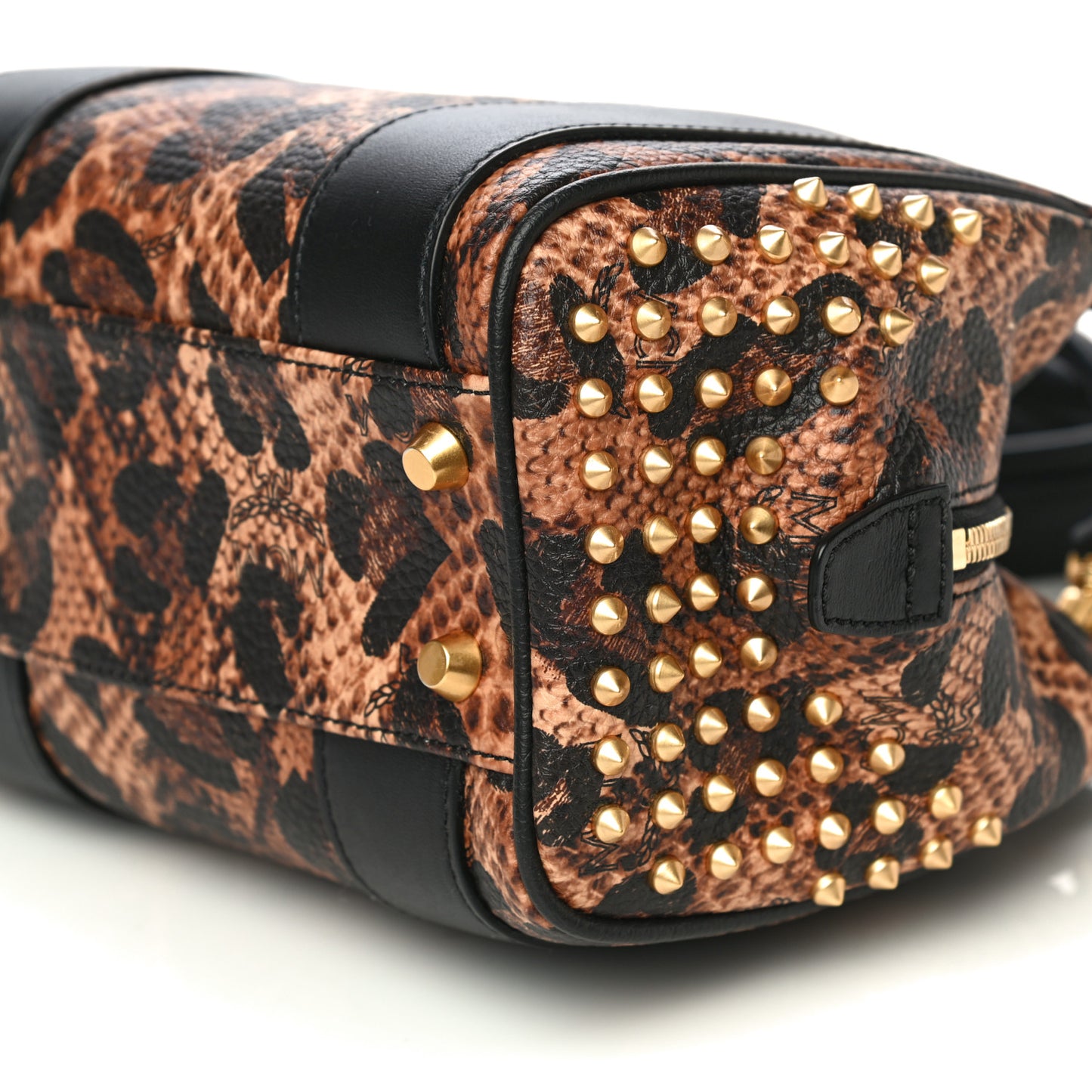 Leopard Print Studded Mini Keana Boston