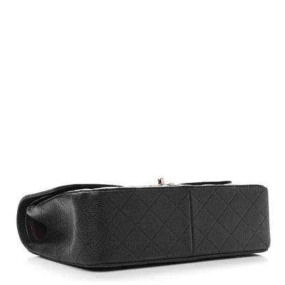Chanel Caviar Quilted Jumbo Double Flap Black 4 of 9