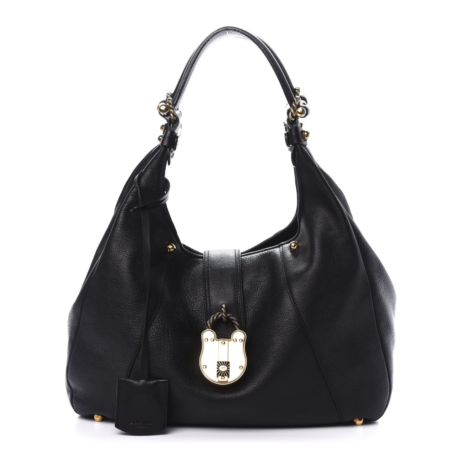 Loewe Calfskin Calle Hobo Black 1 of 9