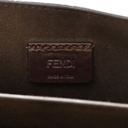 Fendi Vitello Vernice Mou Karligraphy Crossbody Bag Ebano 6 of 10