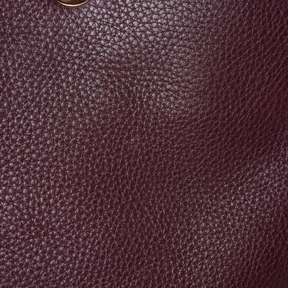 Gucci Pebbled Calfskin Large Bamboo Shopper Tote Burgundy 14 of 15