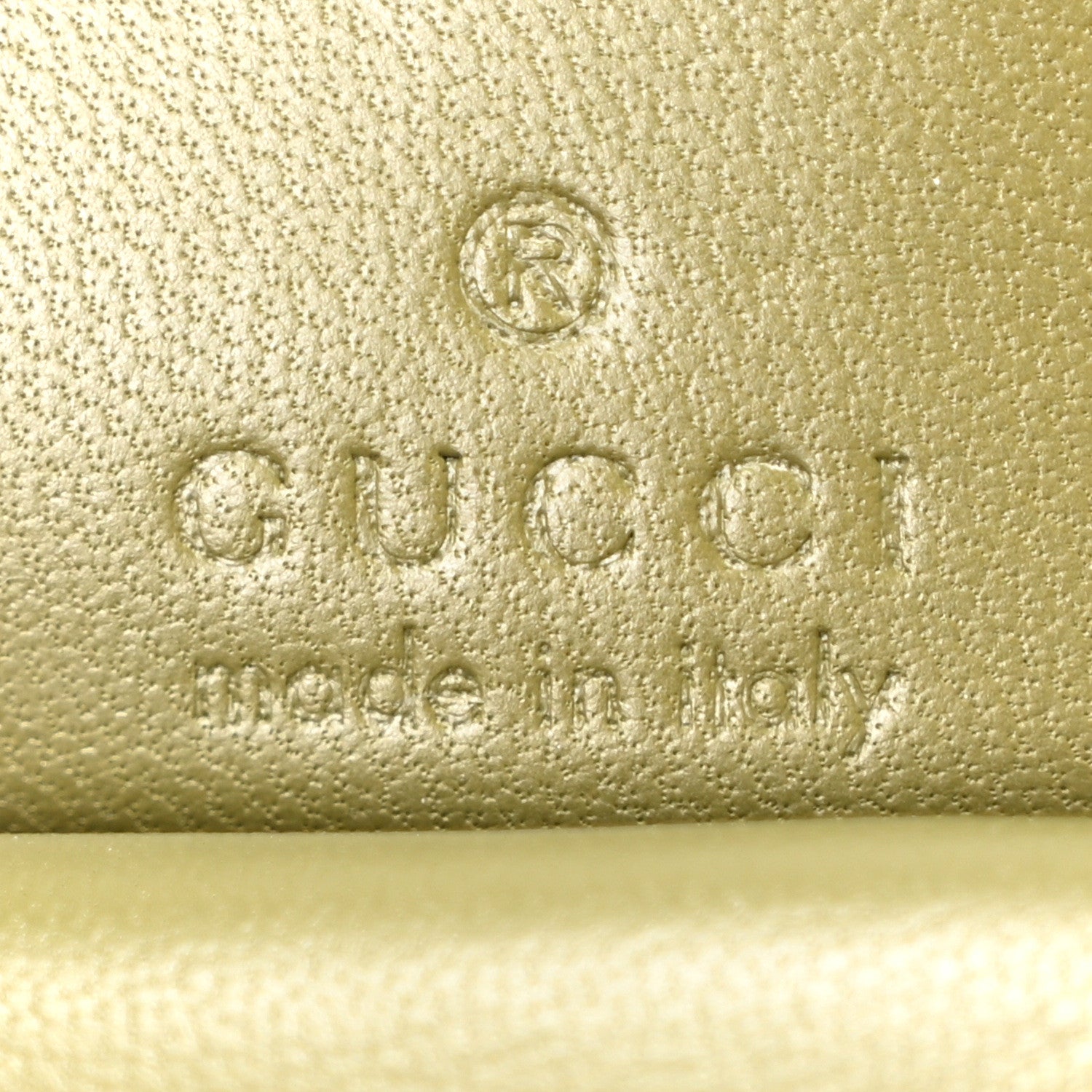 Gucci Lambskin Embossed Mini GG Milano Top Handle Shoulder Bag Green 6 of 9
