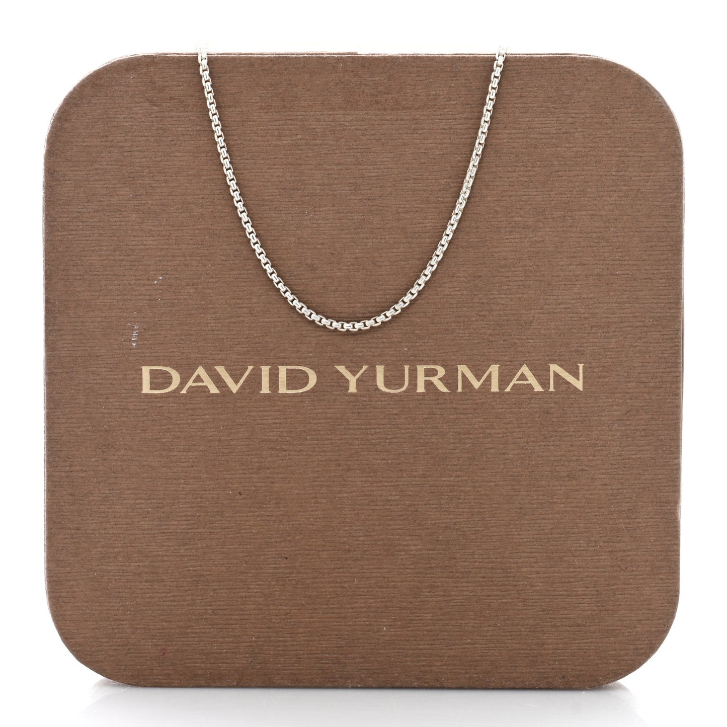 Sterling Silver 1.7mm Baby Box Chain Necklace 18"
