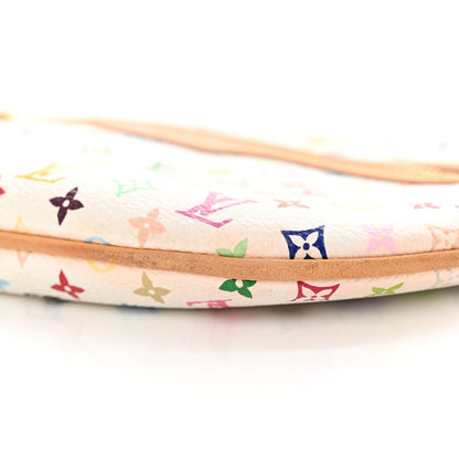 Louis Vuitton Monogram Multicolor Pochette Plate GM White 9 of 11