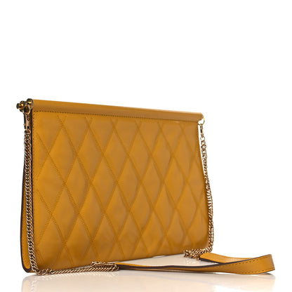 Givenchy Goatskin Quilted Medium Gem Bag Golden 3 of 8
