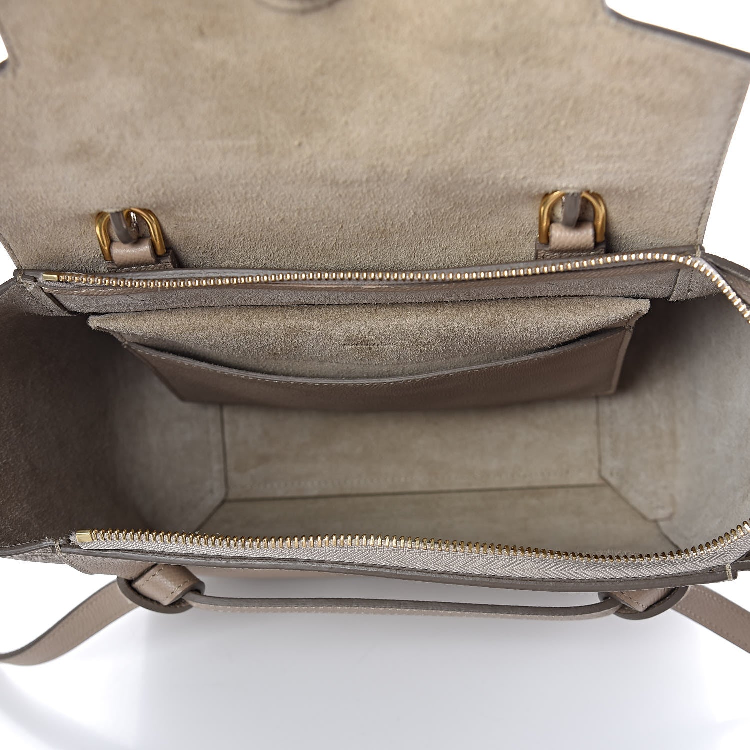 Celine Grained Calfskin Micro Belt Bag Light Taupe 6 of 9