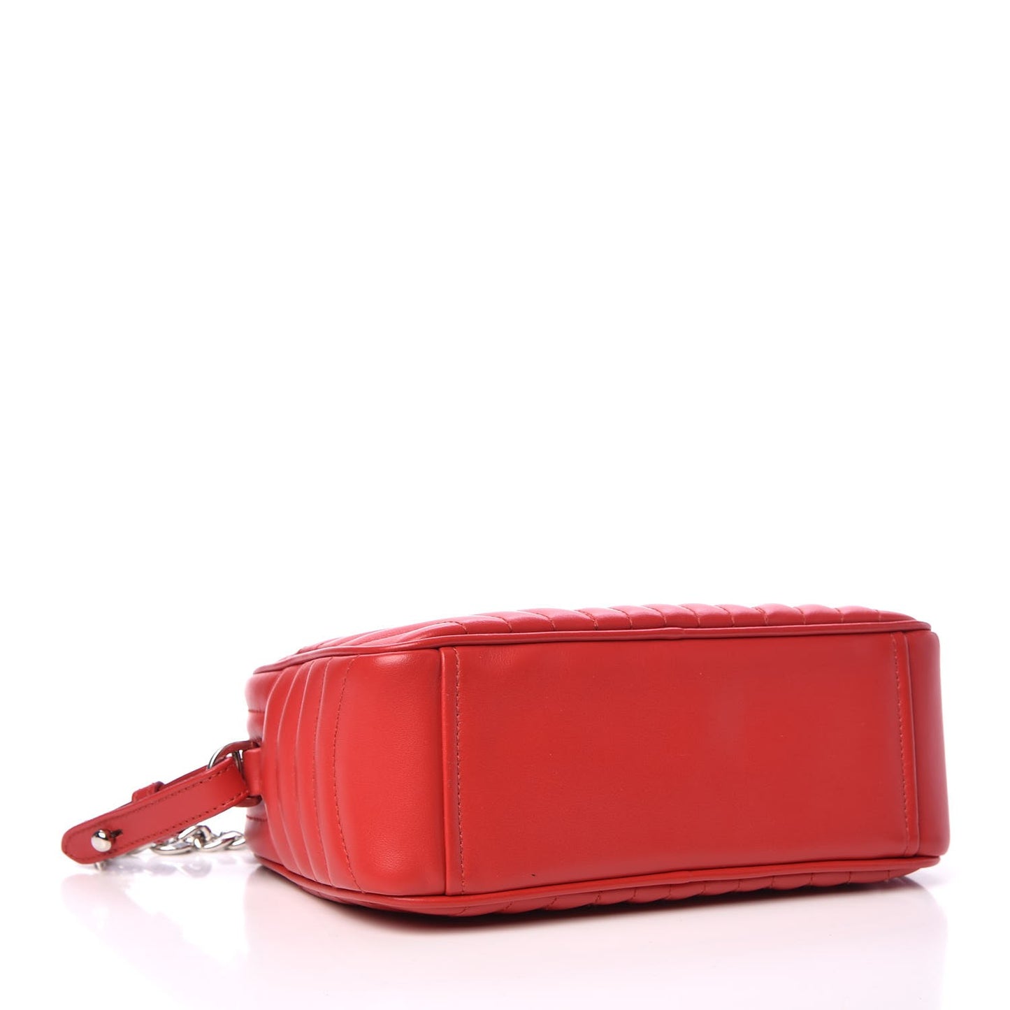 Soft Calfskin Diagramme Crossbody Bag Rosso