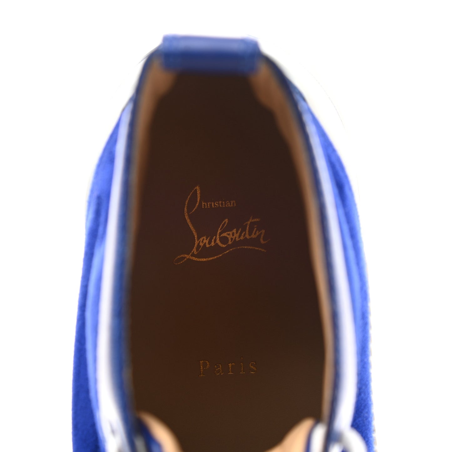 Suede Calfskin Mens Rankick Flat Sneakers 45.5 Azulejo