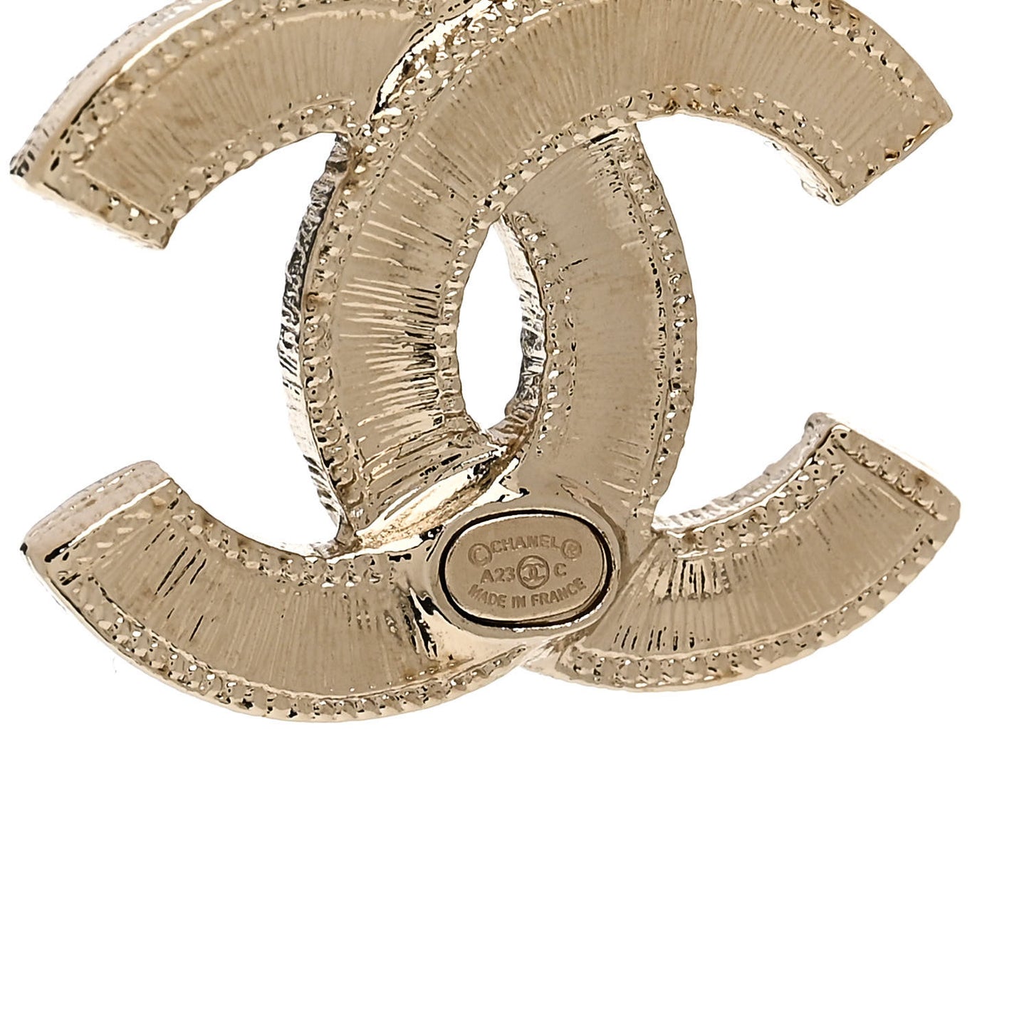 Crystal CC Drop Earrings Gold Multicolor