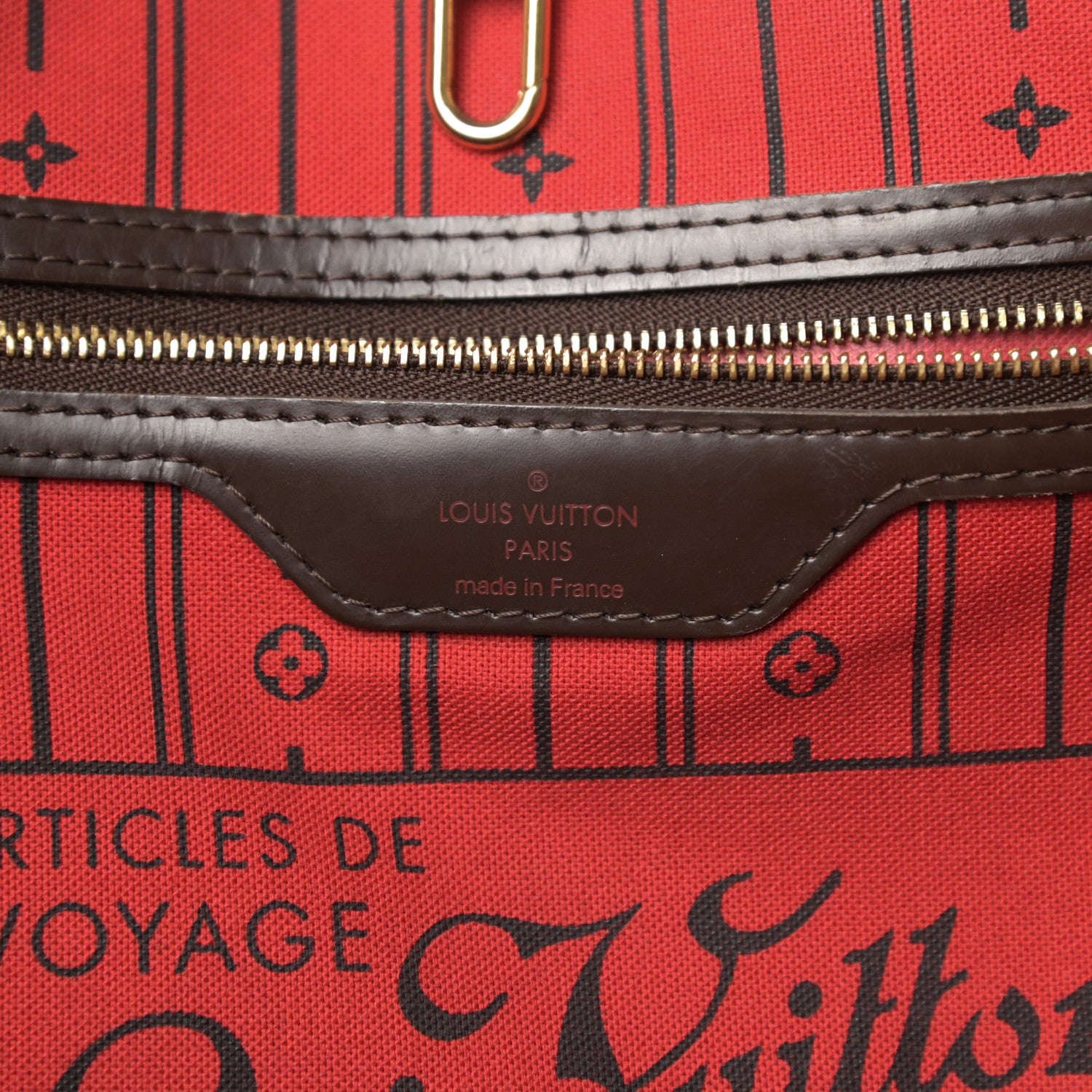 Louis Vuitton Damier Ebene Neverfull GM 6 of 20