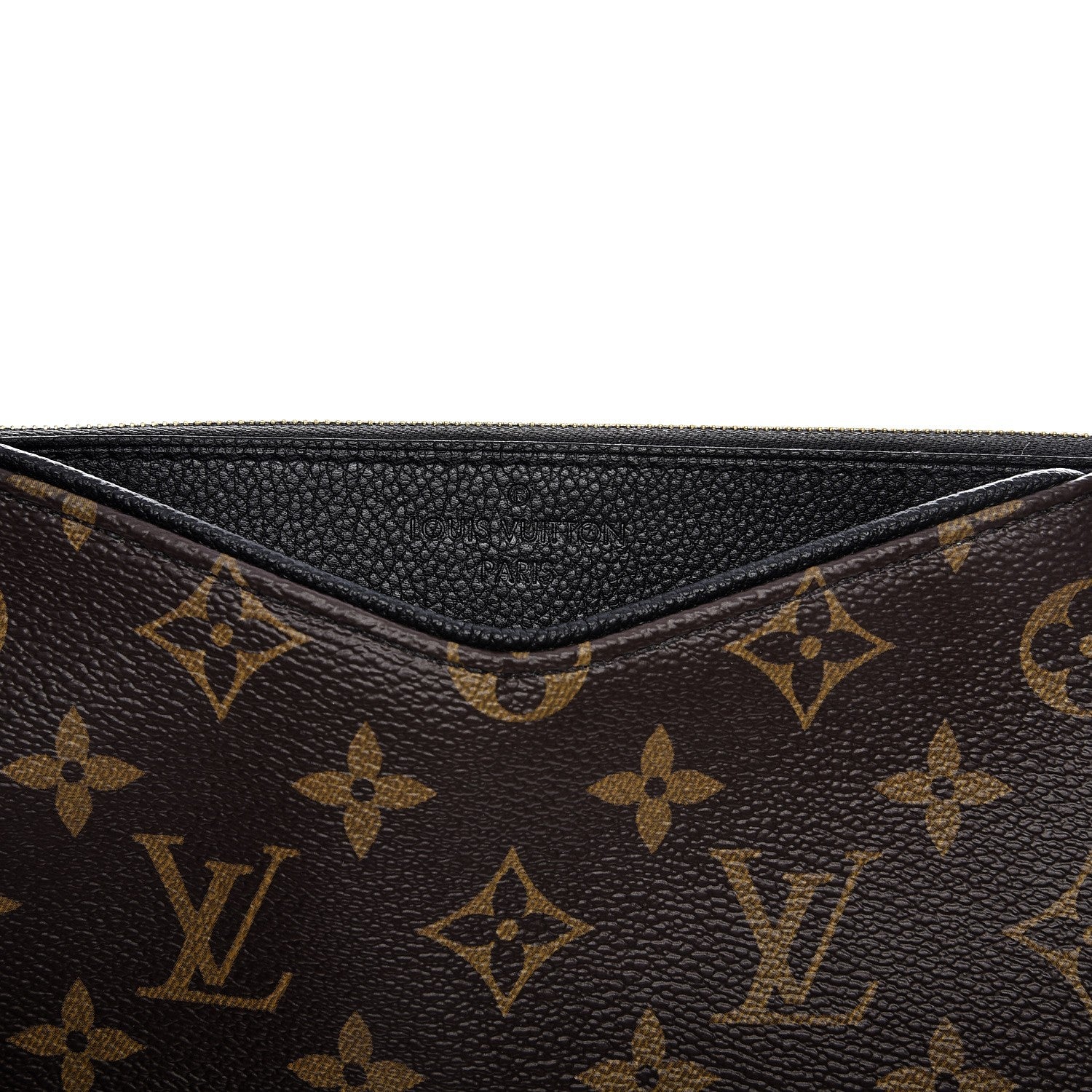 Louis Vuitton Monogram Pallas Clutch Black 8 of 9