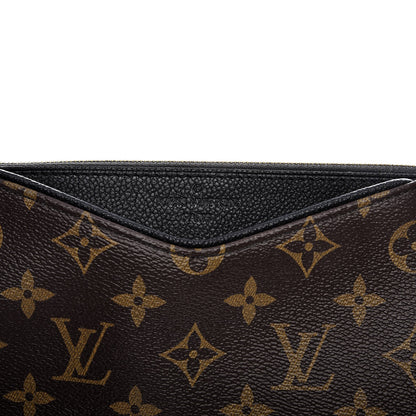 Louis Vuitton Monogram Pallas Clutch Black 8 of 9