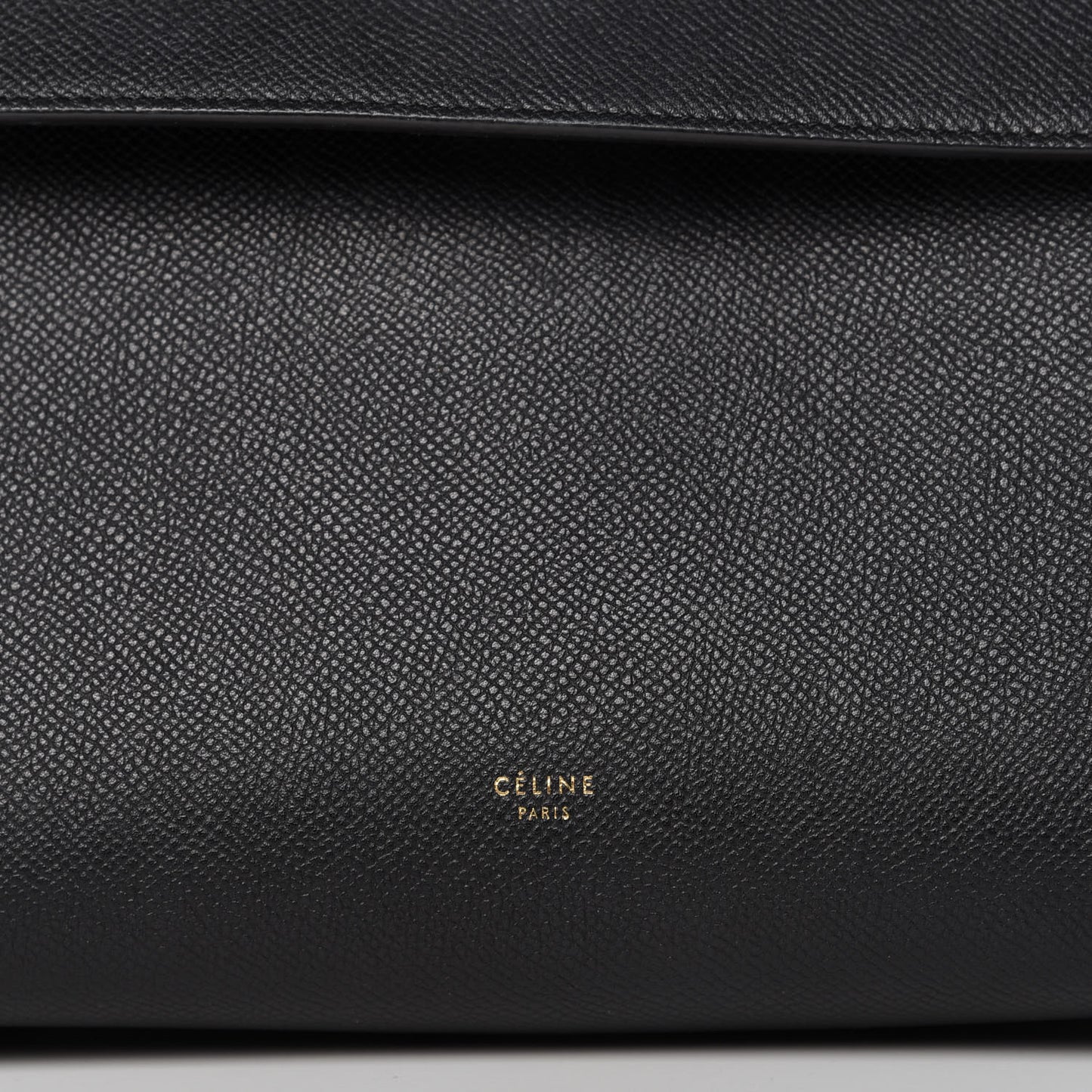 Grained Calfskin Mini Belt Bag Black