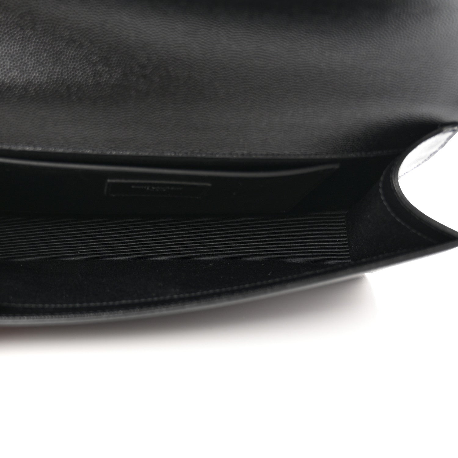 Saint Laurent Grain De Poudre Monogram Cassandre Clutch Black 5 of 9