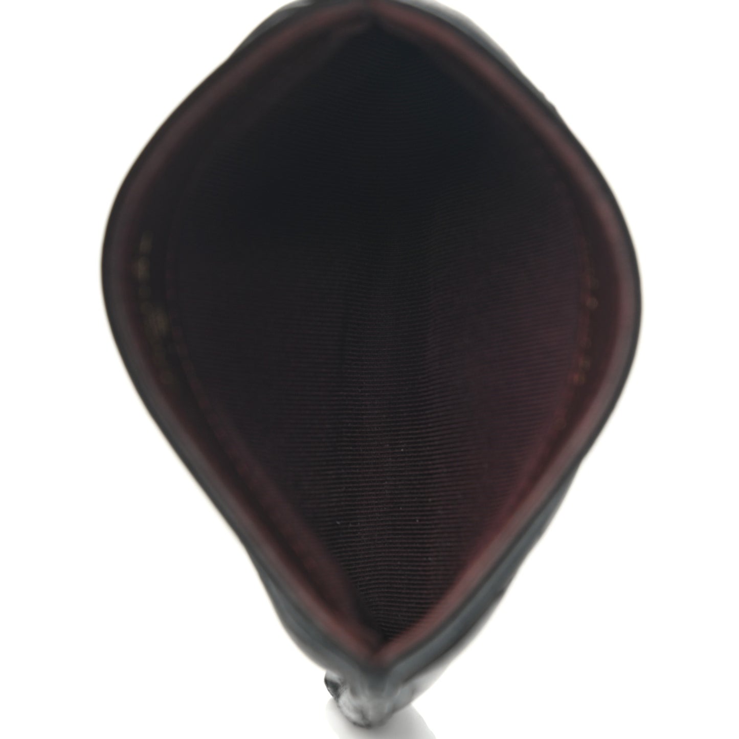 Lambskin Quilted Card Holder Black