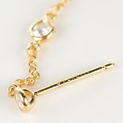 Tiffany 18K Yellow Gold Elsa Peretti Diamonds by the Yard Drop Earrings 4 of 7