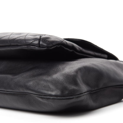 Chanel Caviar Stitched Pocket In The City Hobo Black 7 of 11