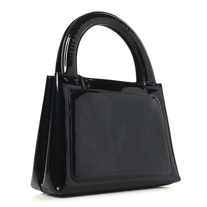 Chanel Patent Small Kelly Flap Bag Black 3 of 12