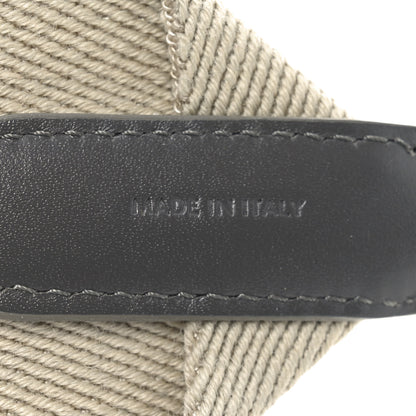 Celine Canvas Striped Strap Natural Grey 4 of 5