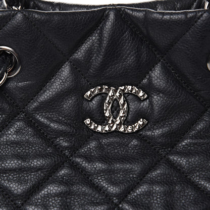 Chanel Soft Caviar Quilted Large Cells Tote Black 13 of 13