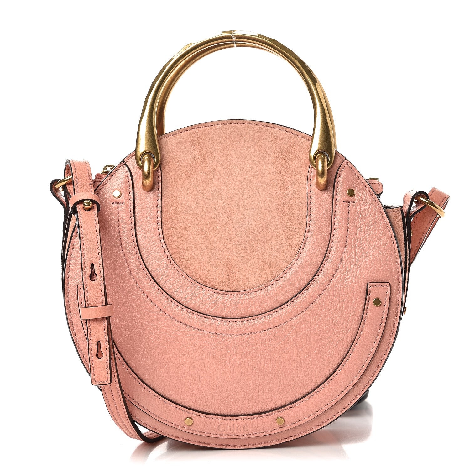 Chloe Calfskin Suede Small Pixie Bag Ideal Blush 1 of 7