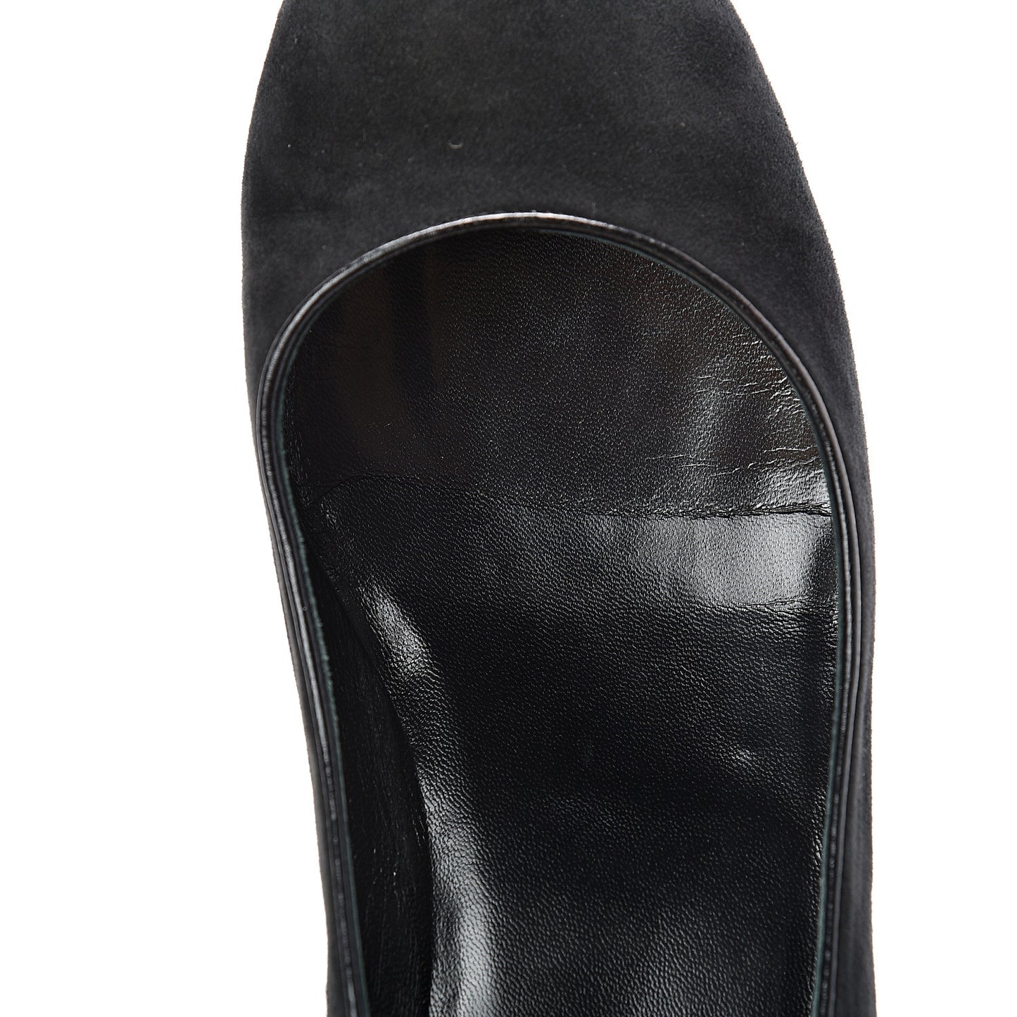 Suede Uniformes Pump 40.5 Black