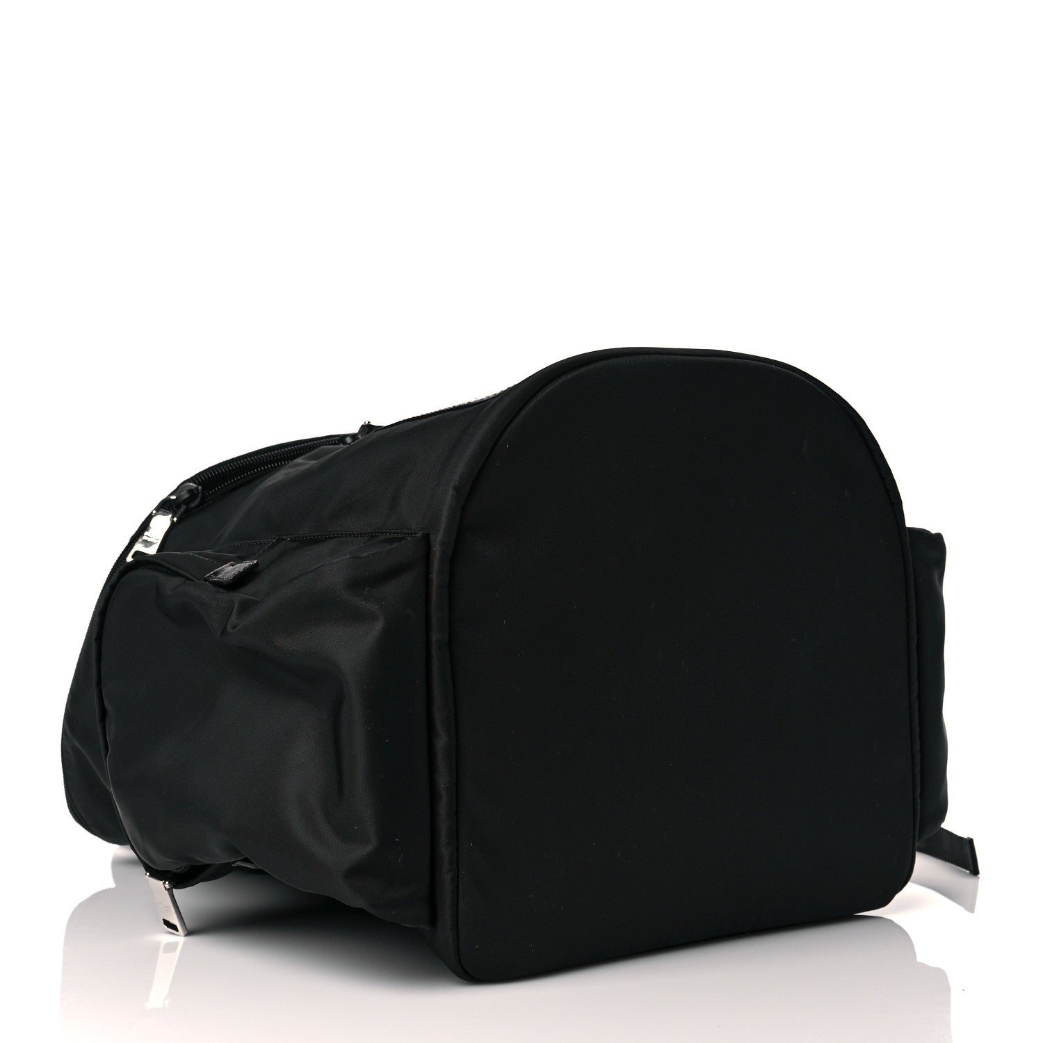 Prada Re-Nylon Saffiano Pet Carrier Backpack Black 3 of 10