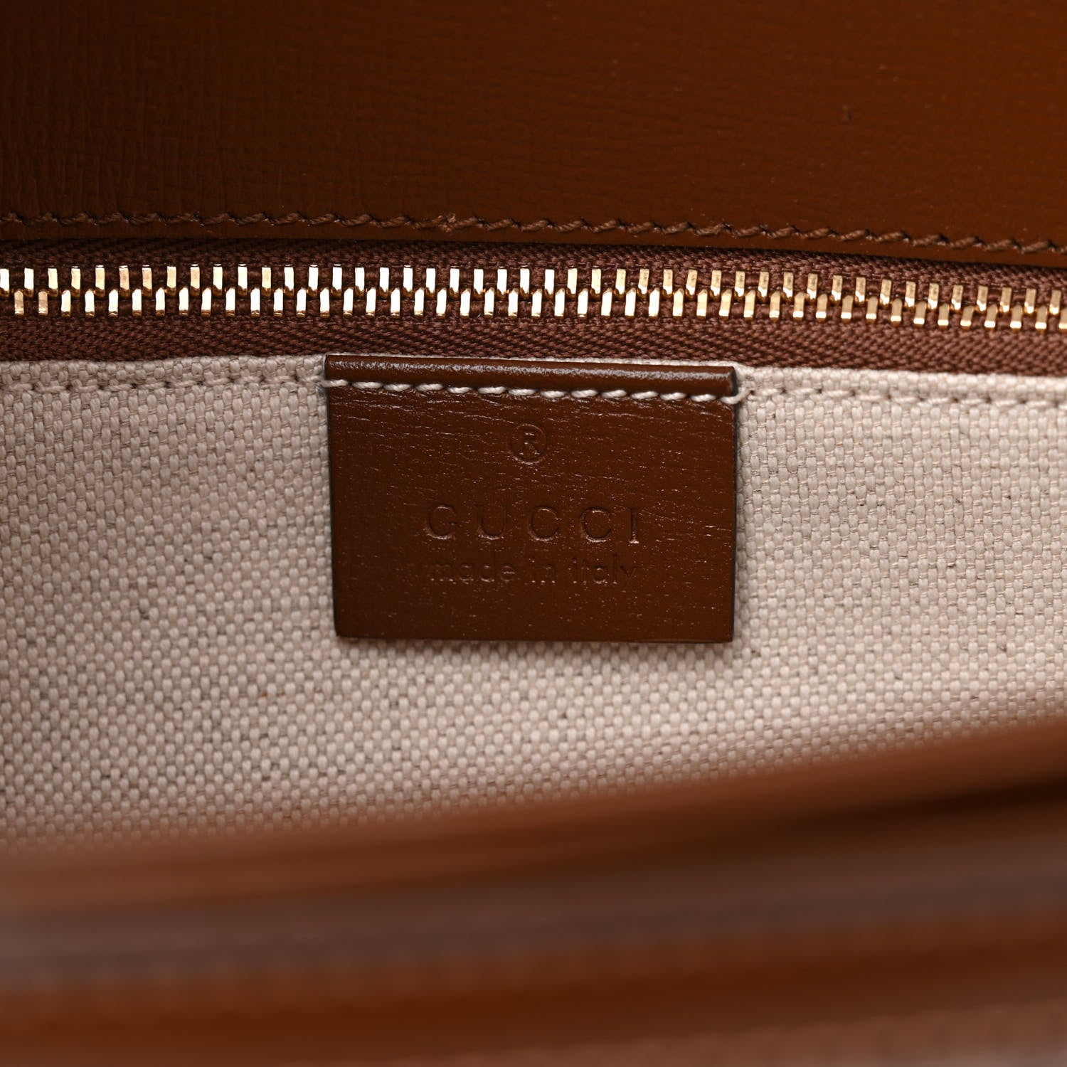Gucci GG Supreme Monogram Geometric Horsebit 1955 Shoulder Bag Beige Multicolor Brown Sugar 6 of 10