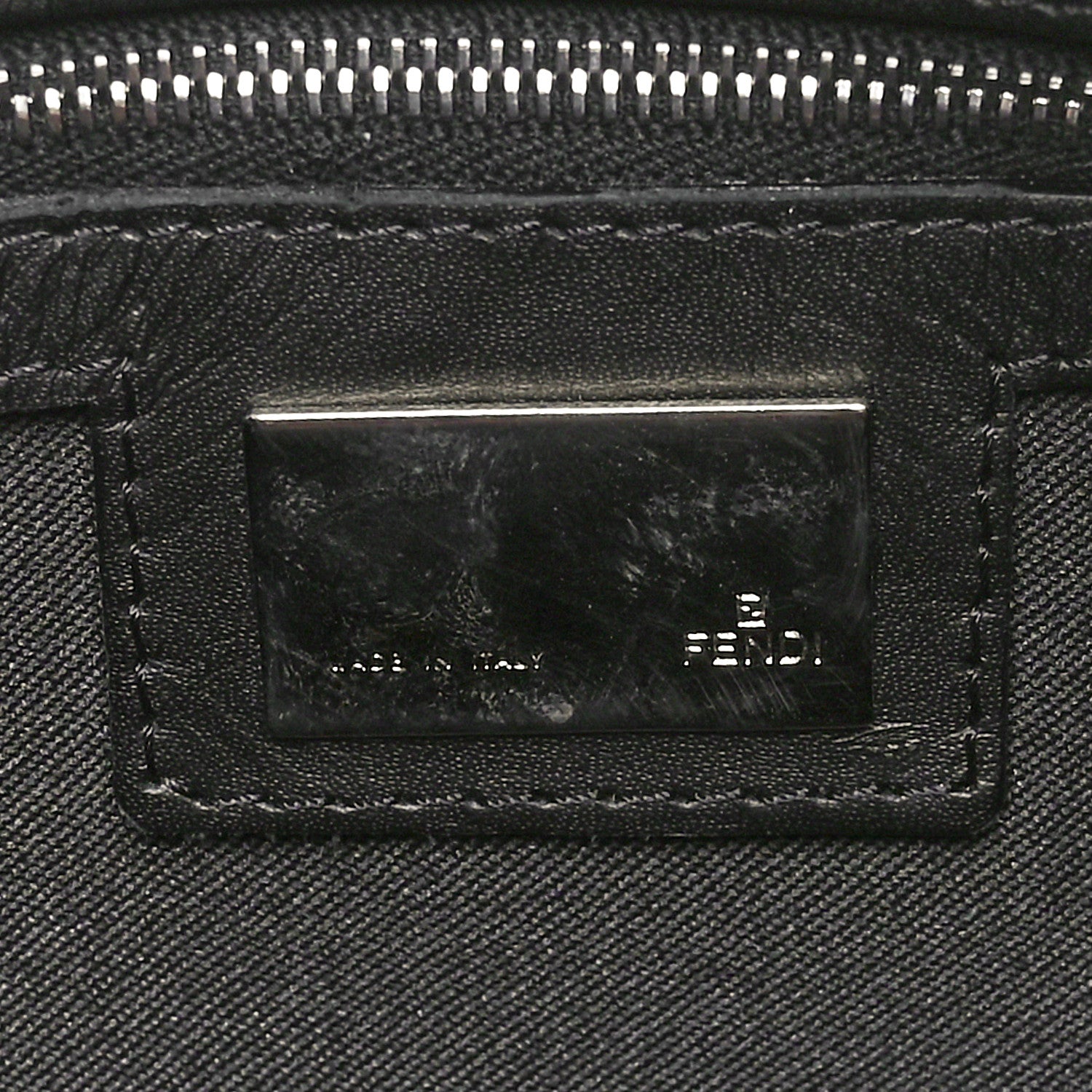 Fendi Zucchino Mama Baguette Red Black 6 of 10
