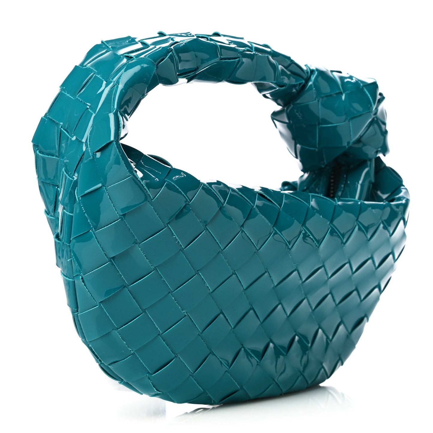 Patent Nappa Intrecciato Mini Jodie Blaster