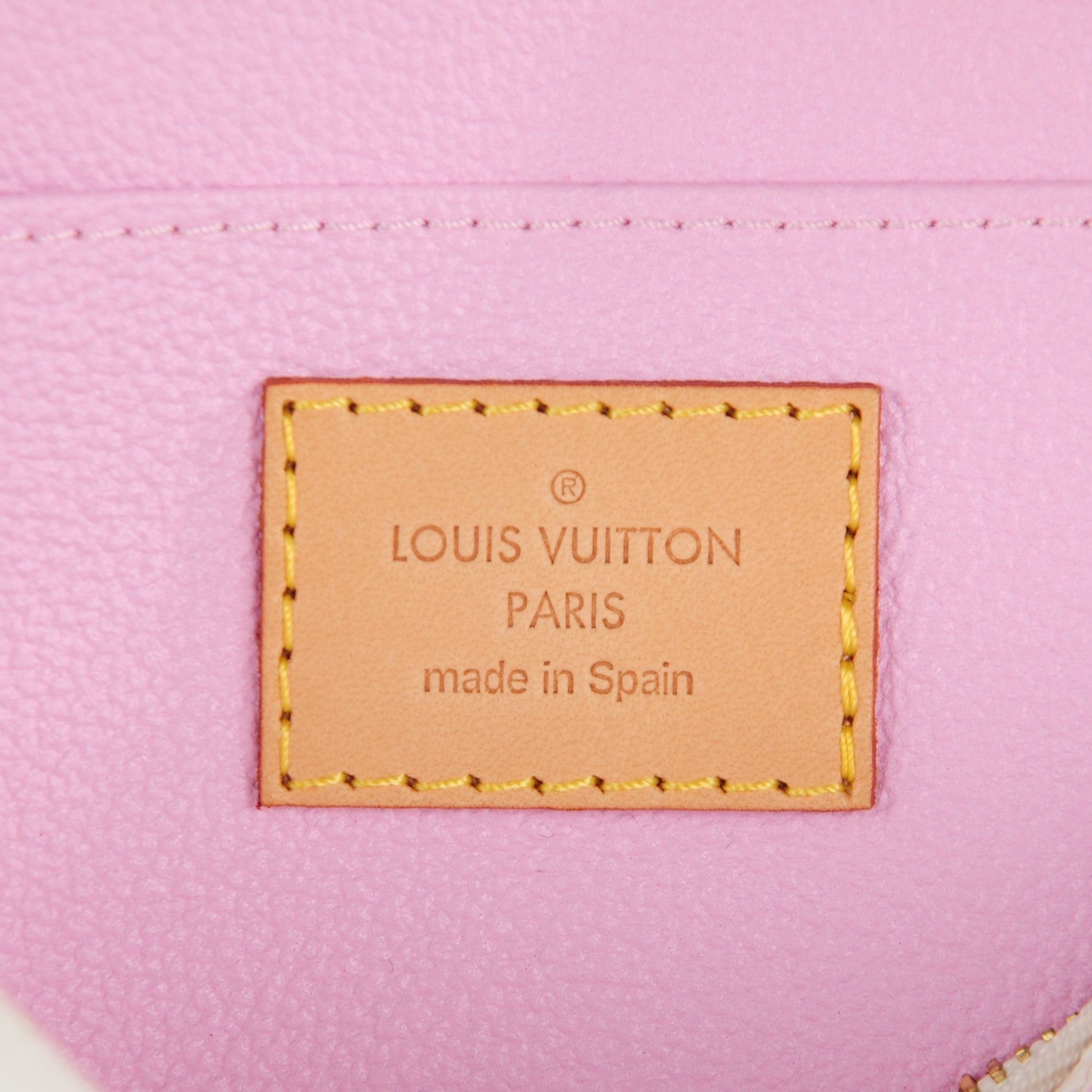 Louis Vuitton Monogram Multicolor Cosmetic Pouch White Litchi 6 of 7