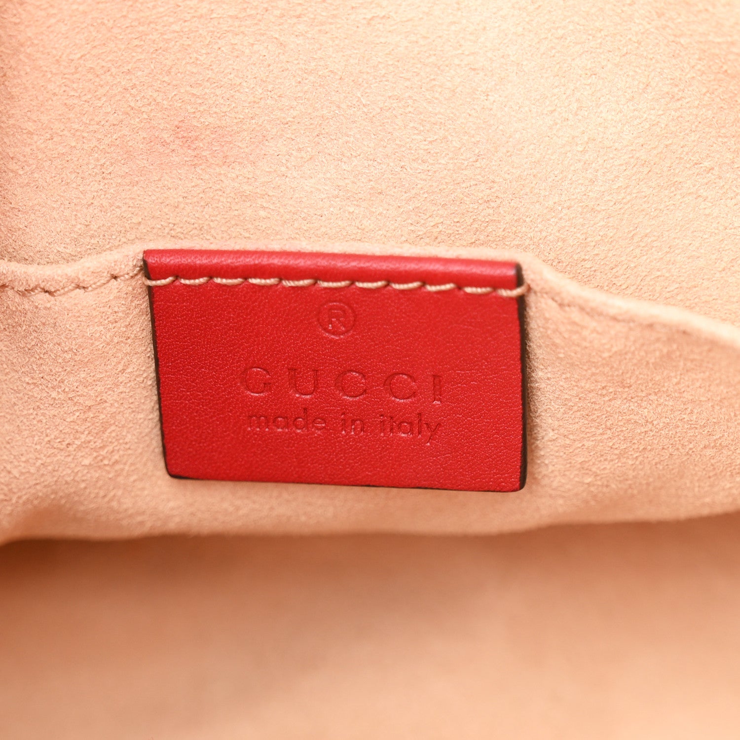 Gucci Guccissima Small Padlock Tote Red 6 of 11